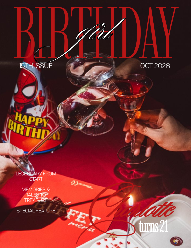 Birthday Photobook cover page